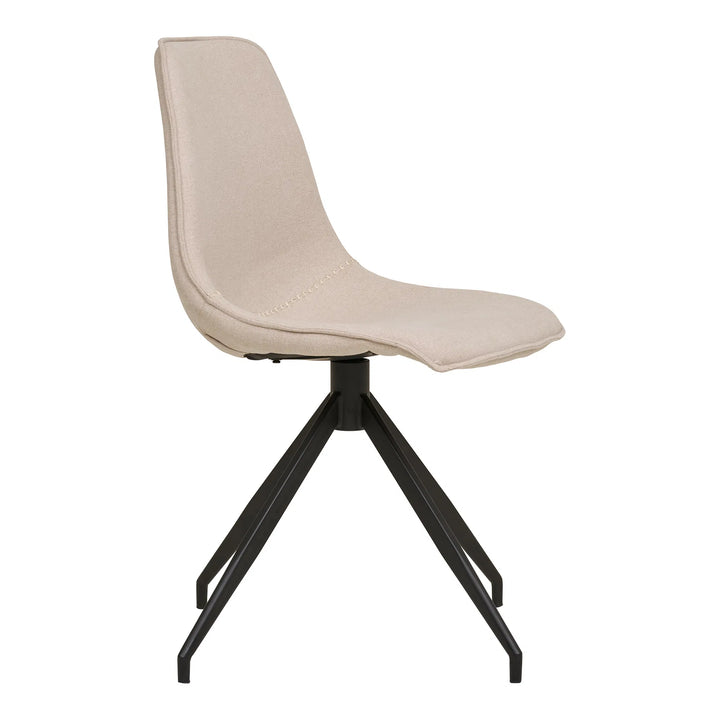 Eetkamerstoelen Monaco | Set van 2 | Zandkleurig
