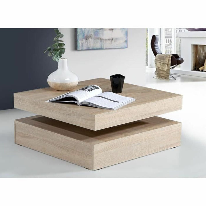 Bigbuy Home Hoofdtafel Bruin 78 X 78 X 36 Cm