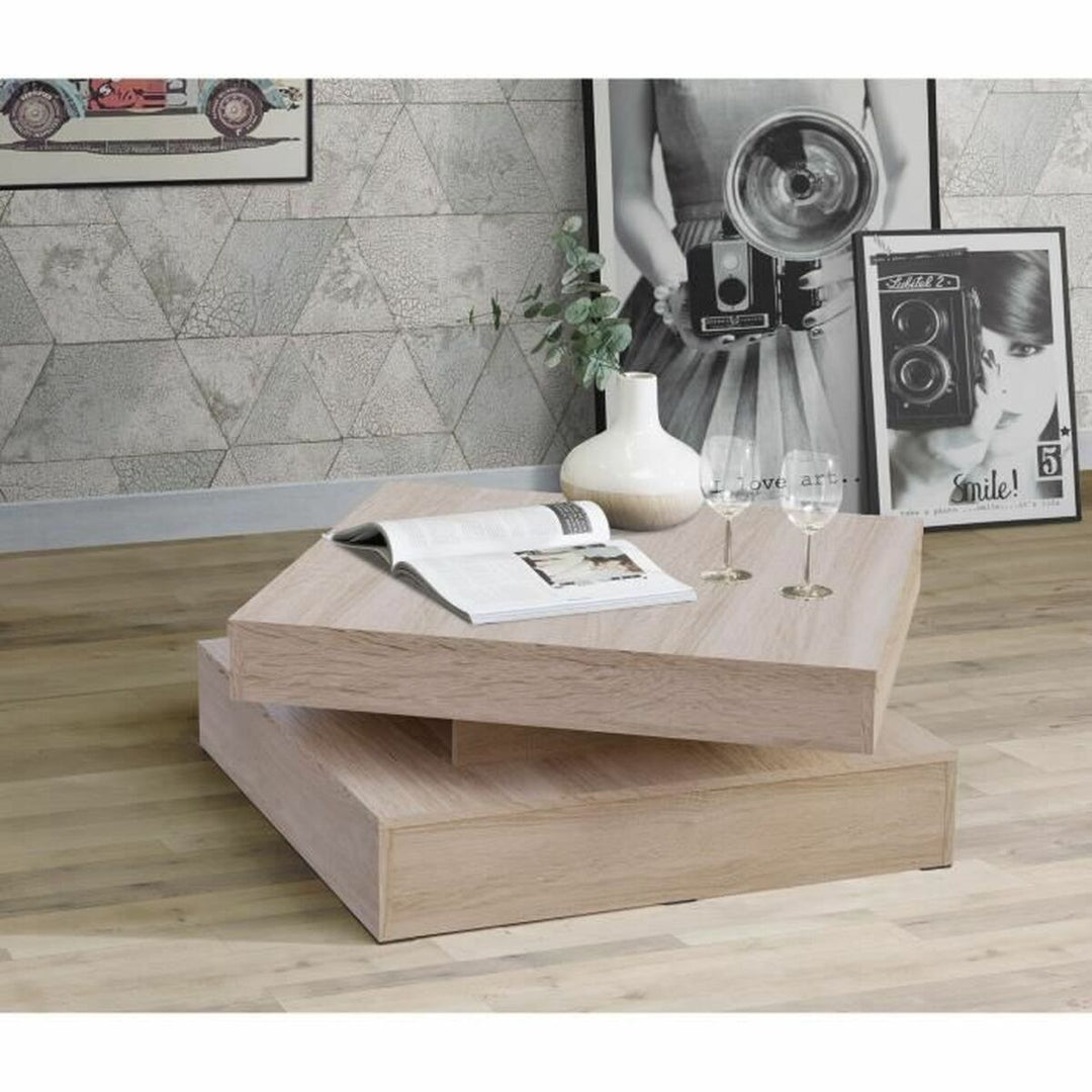 Bigbuy Home Hoofdtafel Bruin 78 X 78 X 36 Cm