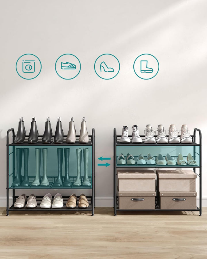 SONGMICS schoenenrek | Metaal | Tot wel 16 paar schoenen