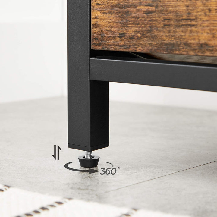 VASAGLE schoenenbankje |  Met opbergvak voor je schoenen |