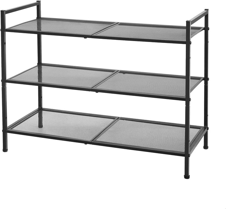 SONGMICS schoenenrek | Metaal | 3 schappen | Modern & eenvoudig design
