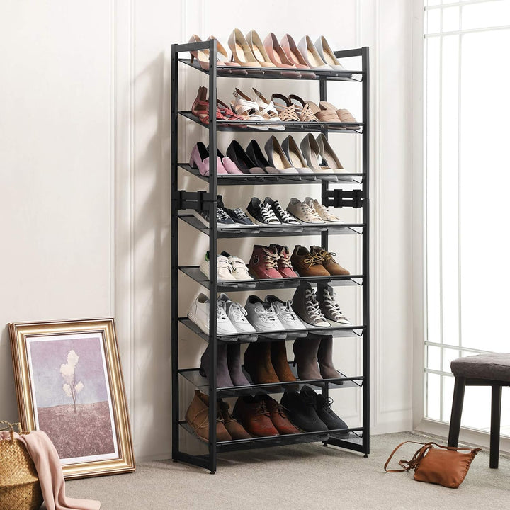 SONGMICS schoenenrek | Zwart | Metaal