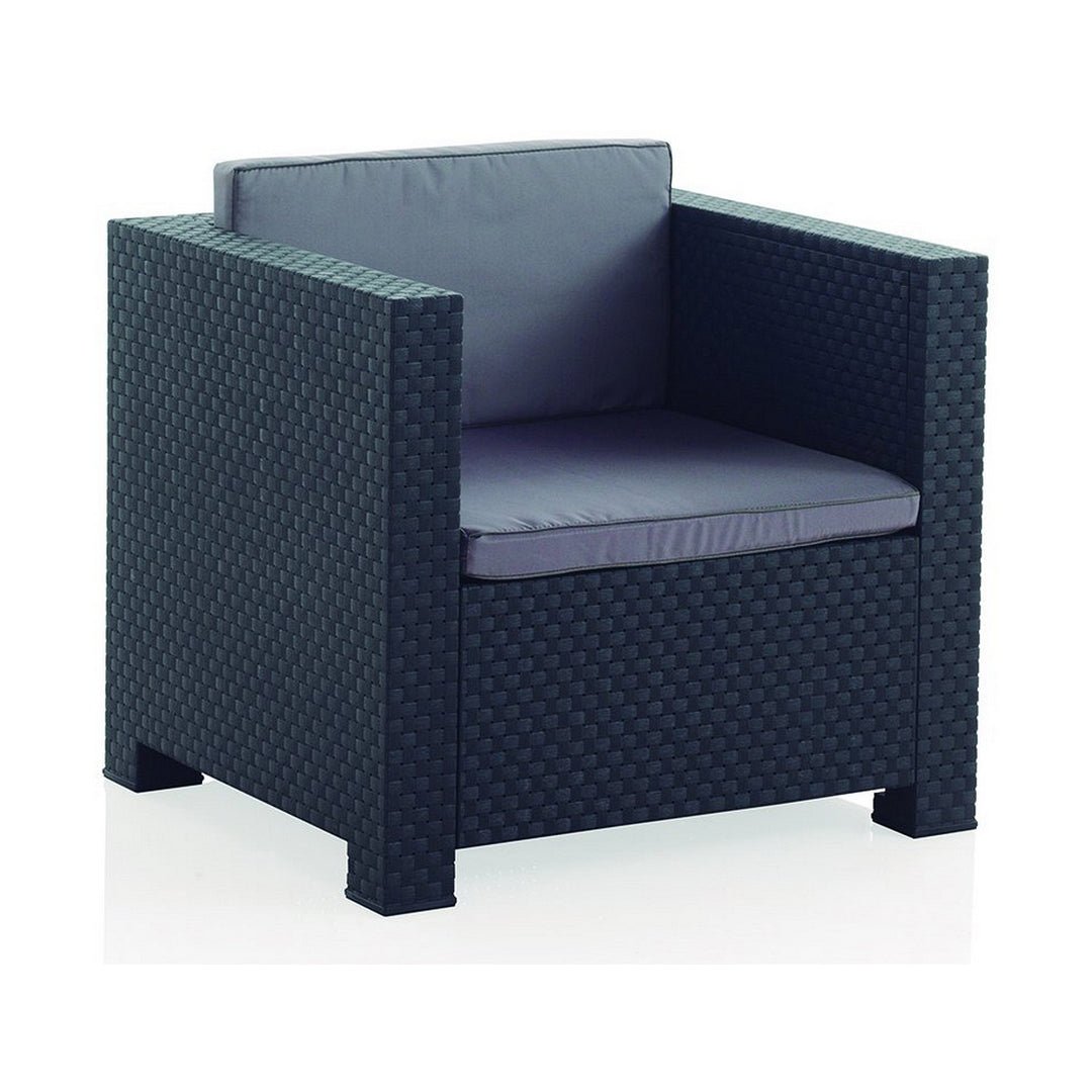 Sp Berner Tafelset Met 2 Fauteuils Sp Berner Diva Tete Grafit