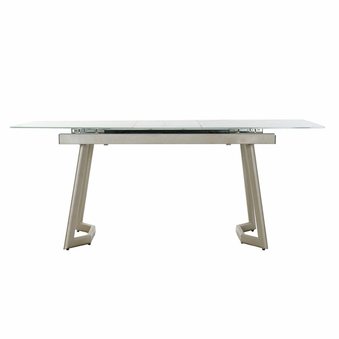 Dkd Home Decor Eettafel Dkd Home Decor Kristal Gouden Metaal Wit (140 X 80 X 76 Cm)