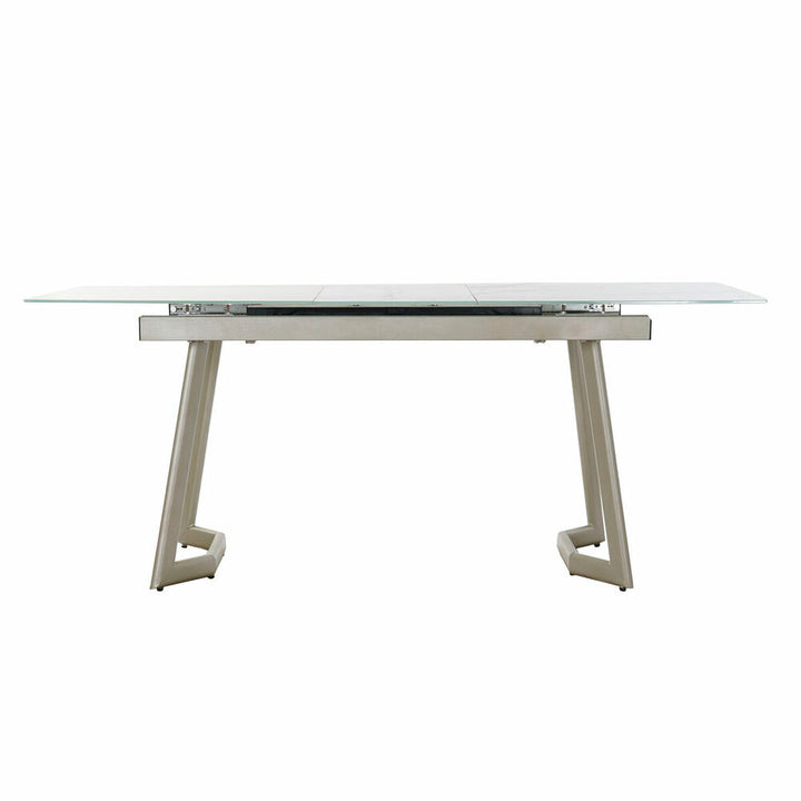 Dkd Home Decor Eettafel Dkd Home Decor Kristal Gouden Metaal Wit (140 X 80 X 76 Cm)