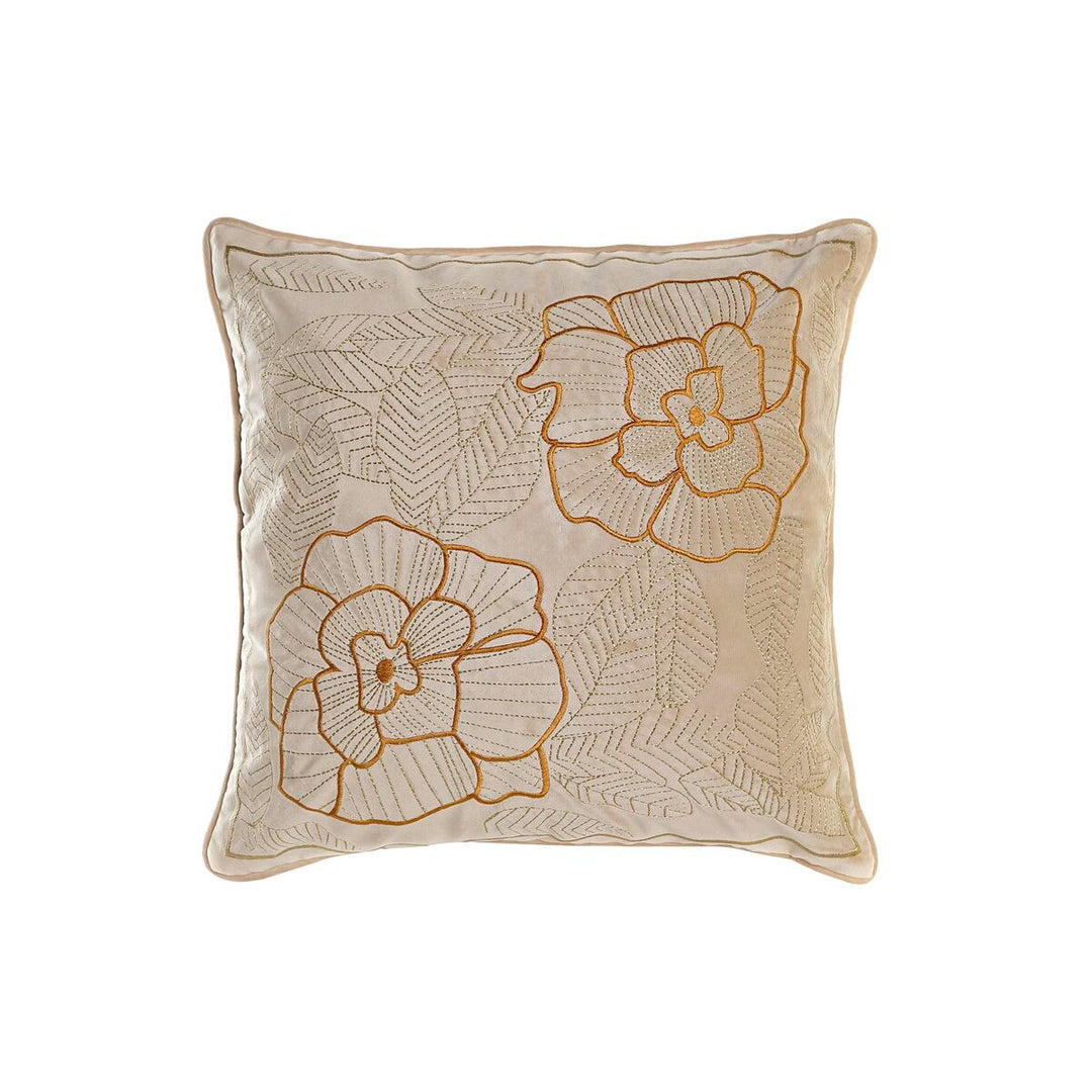 Dkd Home Decor Kussen Dkd Home Decor Gouden 45 X 10 X 45 Cm Blommor