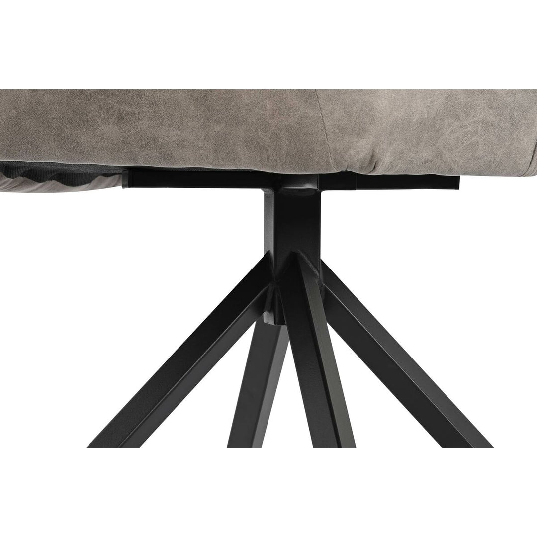 Dkd Home Decor Stoel Dkd Home Decor Zwart Grijs 55 X 58 X 83 Cm