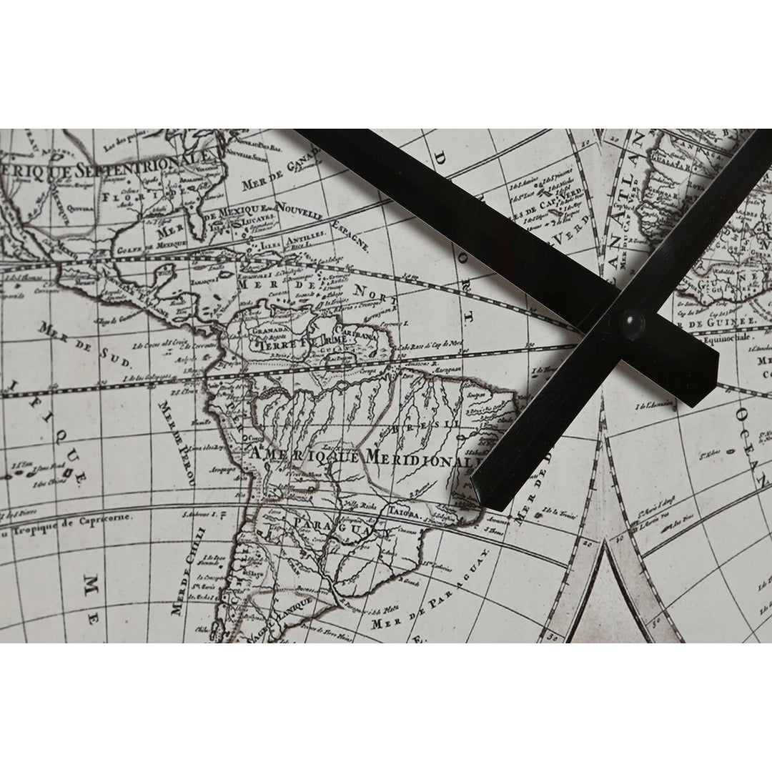 Home Esprit Muurklok Home Esprit Wit Zwart Metaal Hout Mdf 62 X 6 X 65 Cm (2 Stuks)