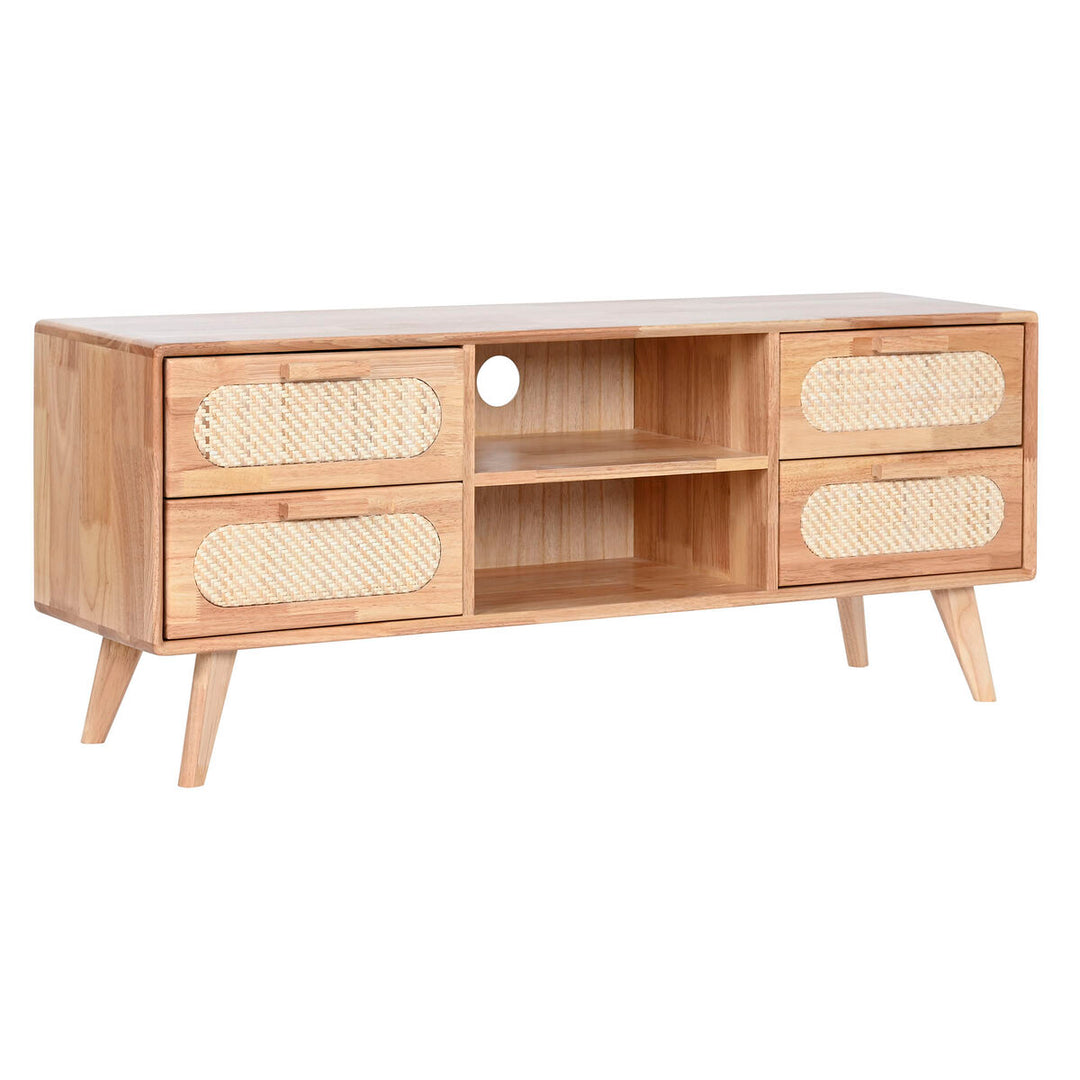 Home Esprit Tv-Meubel Home Esprit Natuurlijk Metaal Rubberwood 120 X 30 X 48 Cm