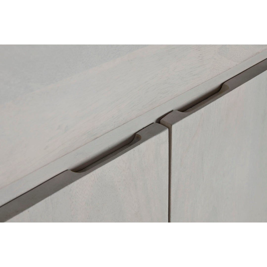 Home Esprit Dressoir Home Esprit Wit Mangohout 82 X 45 X 195 Cm