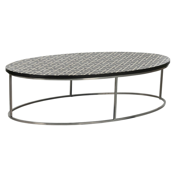 Home Esprit Hoofdtafel Home Esprit Zwart Ivoor 150 X 80 X 40 Cm