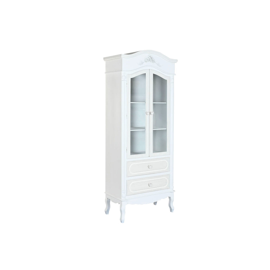 Home Esprit Display Standaard Home Esprit Wit Hout Kristal 76 X 39 X 193 Cm