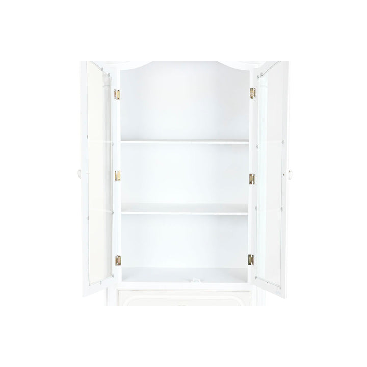 Home Esprit Display Standaard Home Esprit Wit Hout Kristal 76 X 39 X 193 Cm