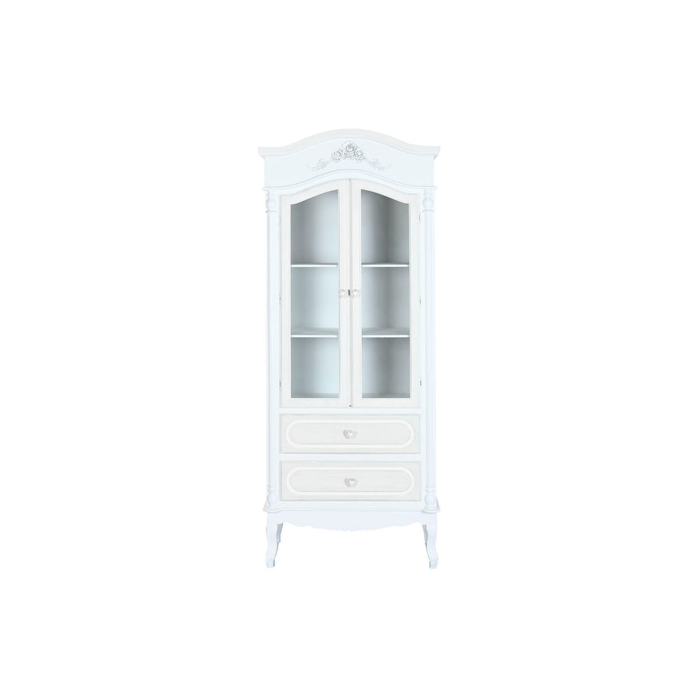 Home Esprit Display Standaard Home Esprit Wit Hout Kristal 76 X 39 X 193 Cm