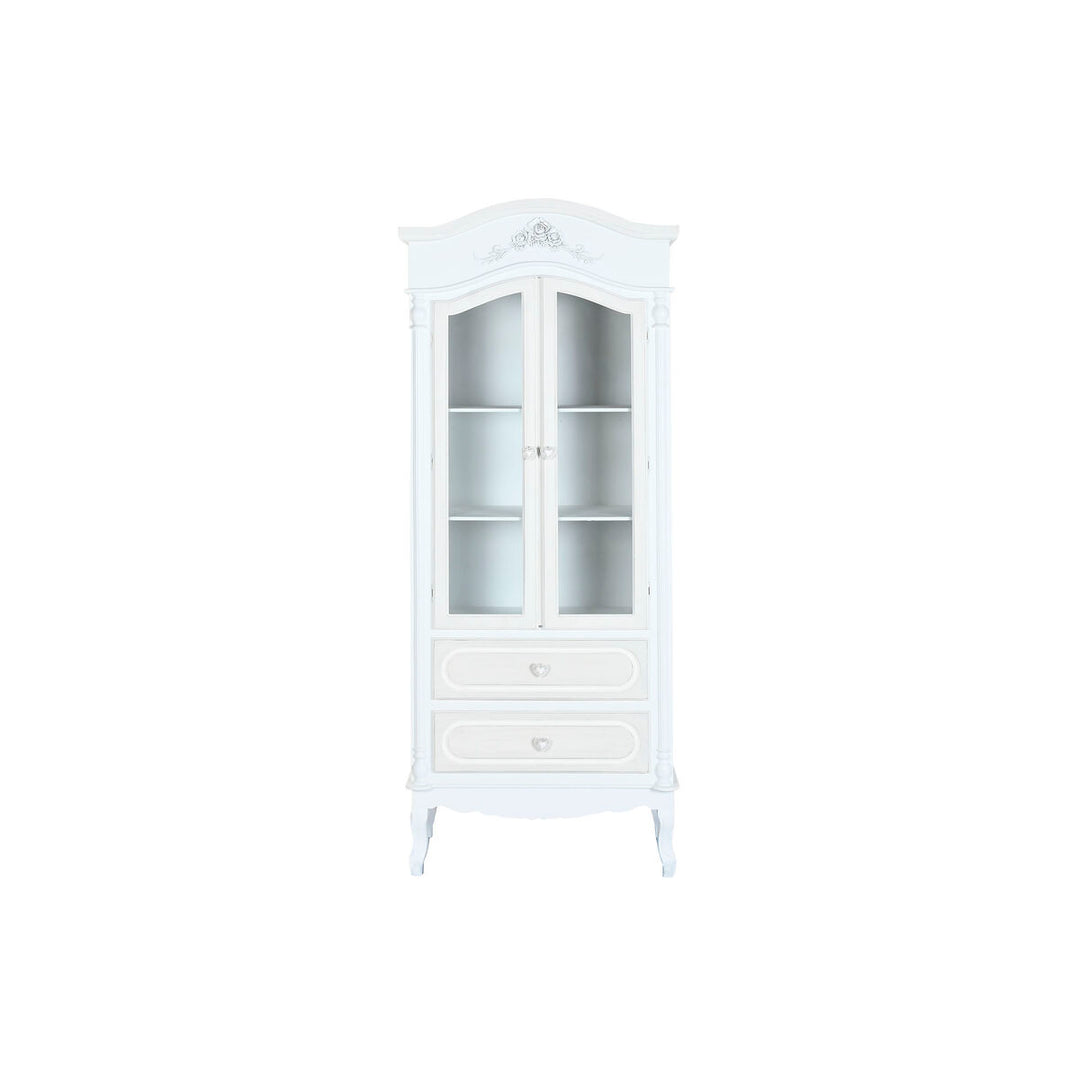 Home Esprit Display Standaard Home Esprit Wit Hout Kristal 76 X 39 X 193 Cm