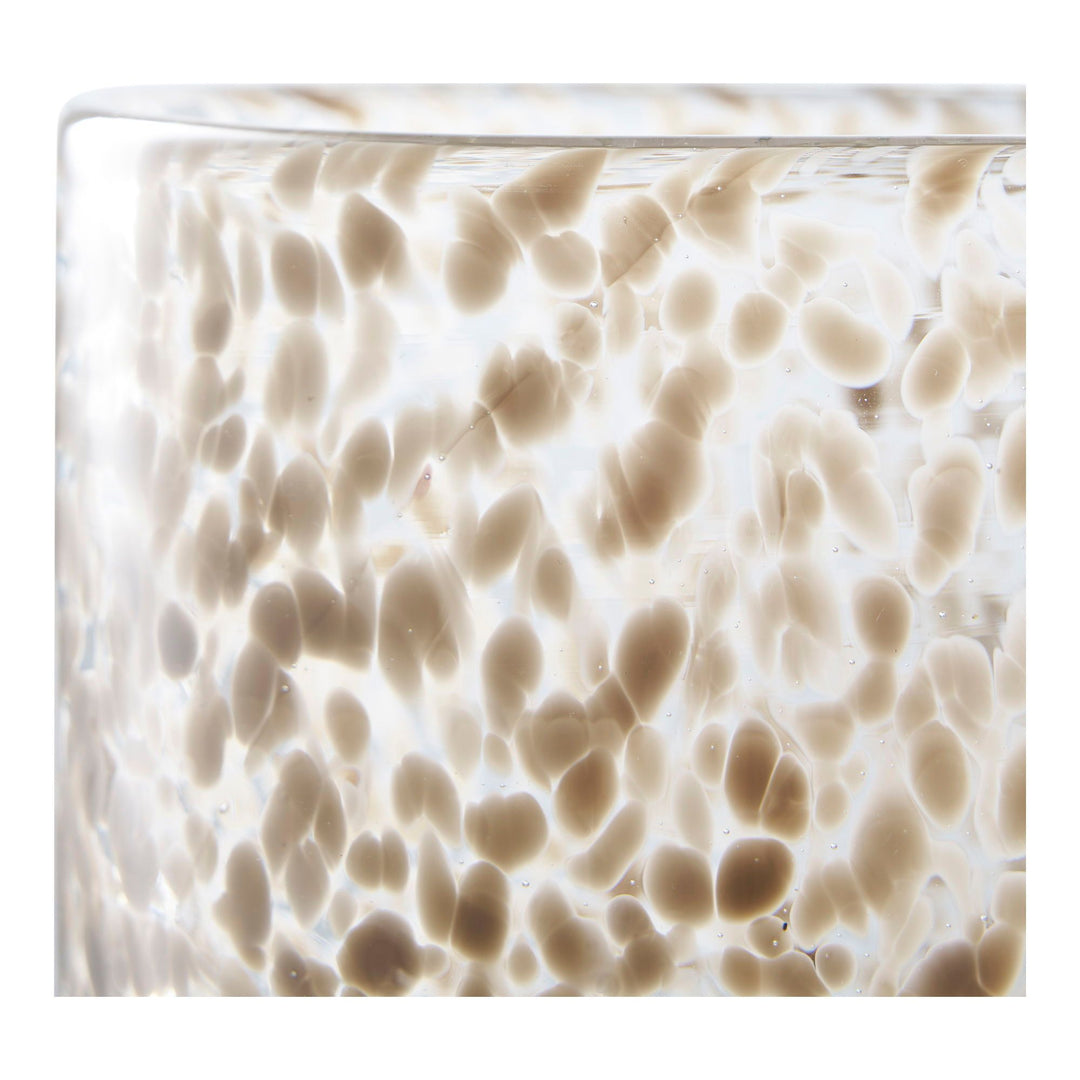 Kaarsenhouder | Glas | Licht bruin