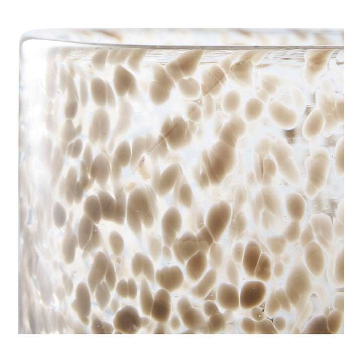 Kaarsenhouder | Glas | Licht bruin