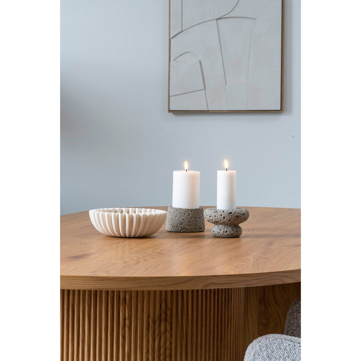 Kaarsenhouders | Cement | 2 vormen | Set van 2