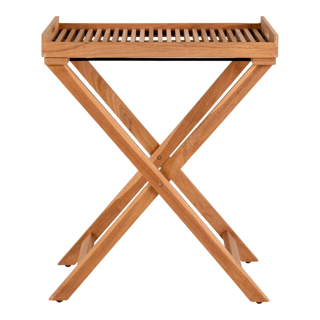 Side table Ronda | Massief teakhout | Dienblad tafel