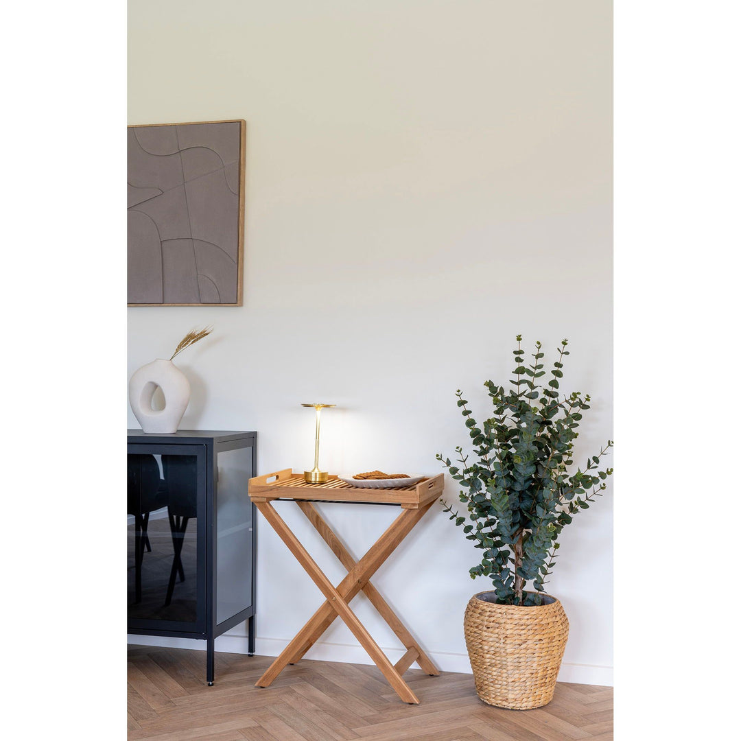 Side table Ronda | Massief teakhout | Dienblad tafel