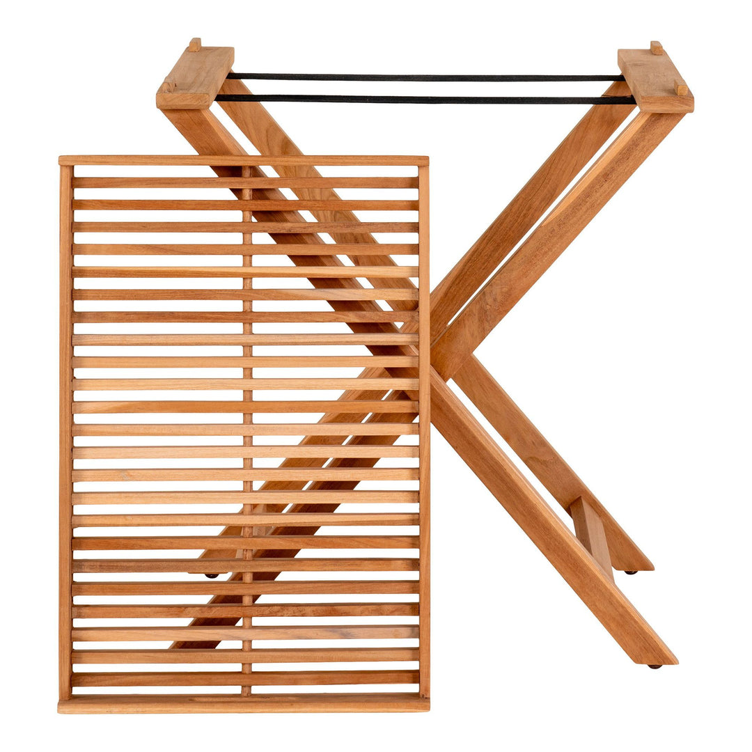 Side table Ronda | Massief teakhout | Dienblad tafel