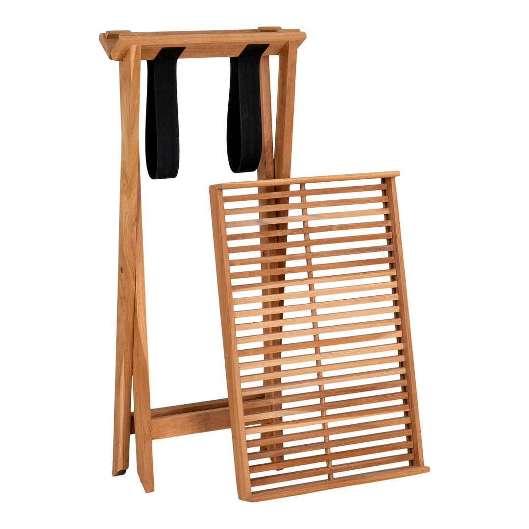 Side table Ronda | Massief teakhout | Dienblad tafel