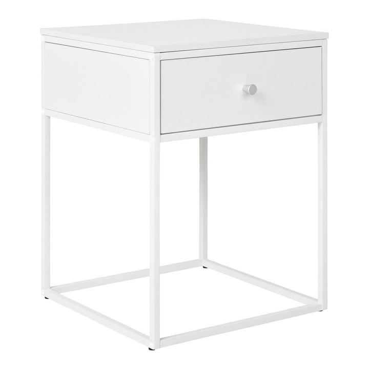 Side table Vita | Modern | Wit | Met lade