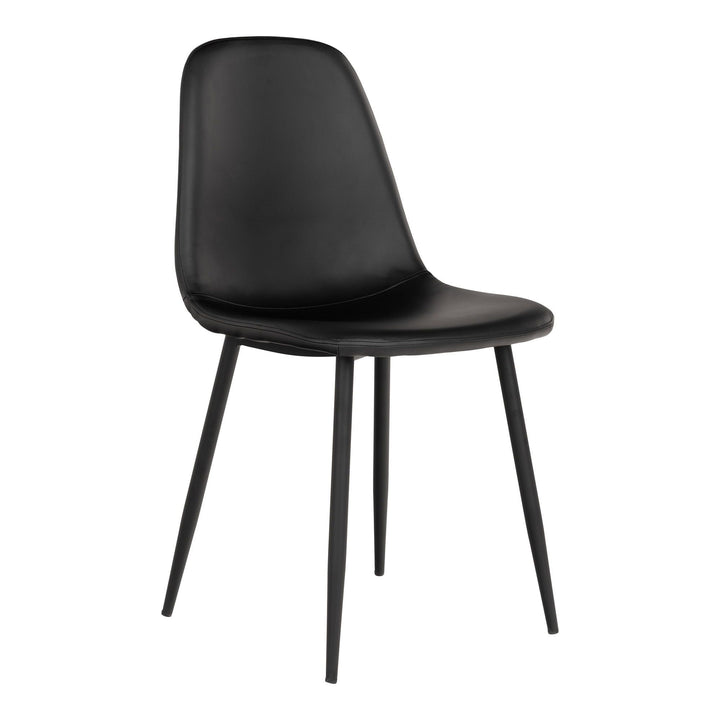 Eetkamerstoelen Stockholm | Zwart | PU-leer | 2 stuks