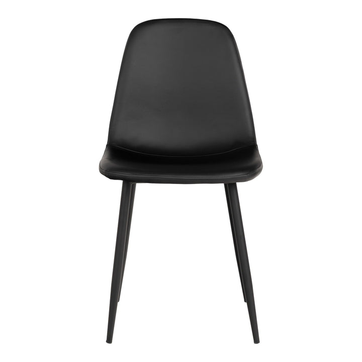 Eetkamerstoelen Stockholm | Zwart | PU-leer | 2 stuks