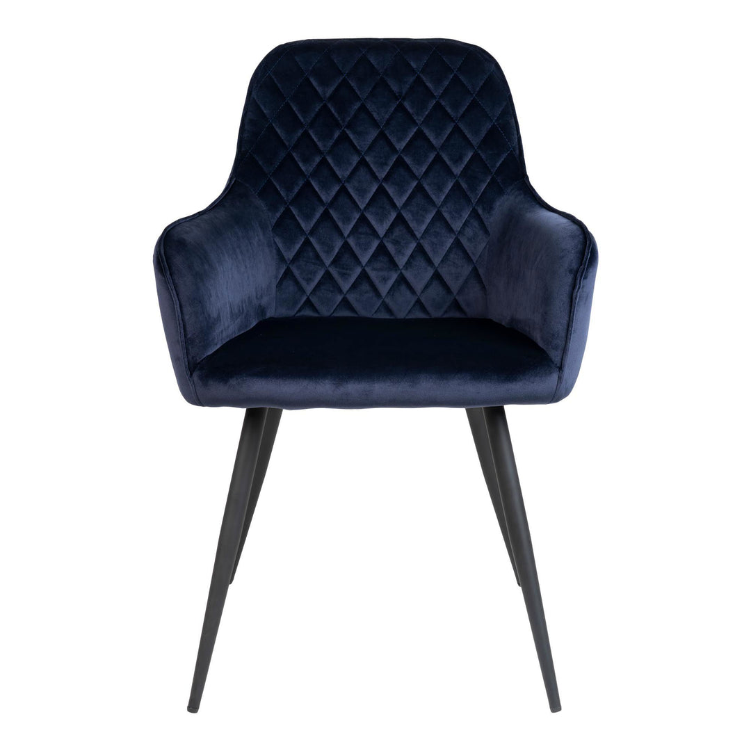 Eetkamerstoelen Harbo | Blauw | Velvet | 2 stuks