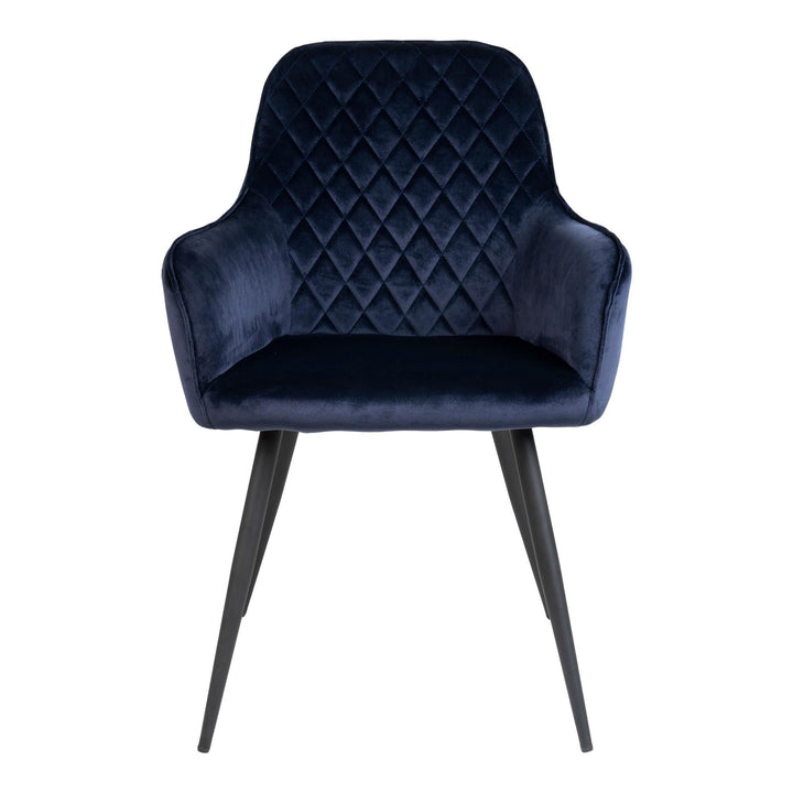 Eetkamerstoelen Harbo | Blauw | Velvet | 2 stuks