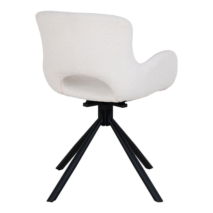 Eetkamerstoelen Amorim | Set van 2 | Polyester bouclé | Off-white
