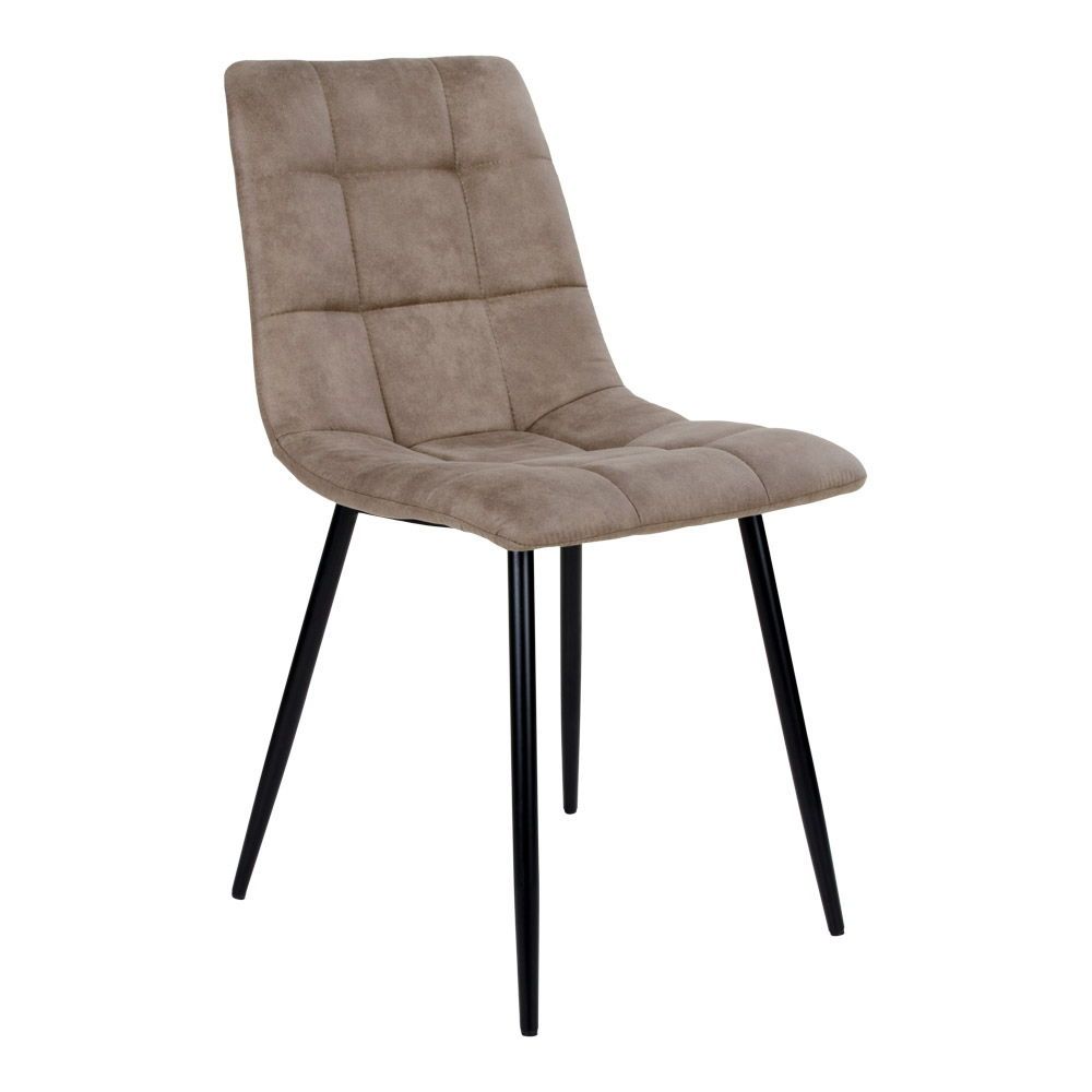 Eetkamerstoelen Middelfart | Microfiber bekleding | Bruin | 2 stuks