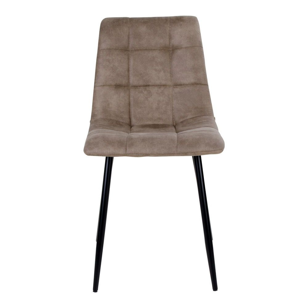 Eetkamerstoelen Middelfart | Microfiber bekleding | Bruin | 2 stuks