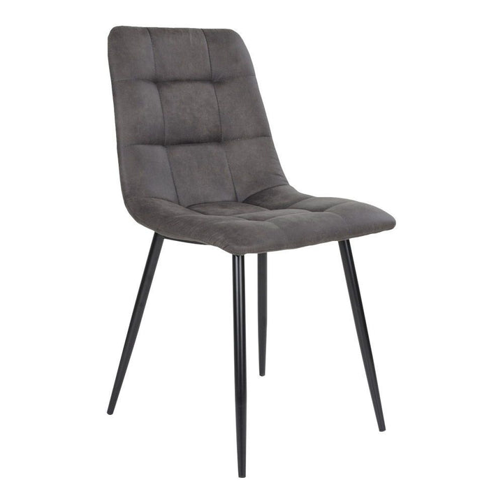 Eetkamerstoelen Middelfart | Microfiber bekleding | Grijs | 2 stuks