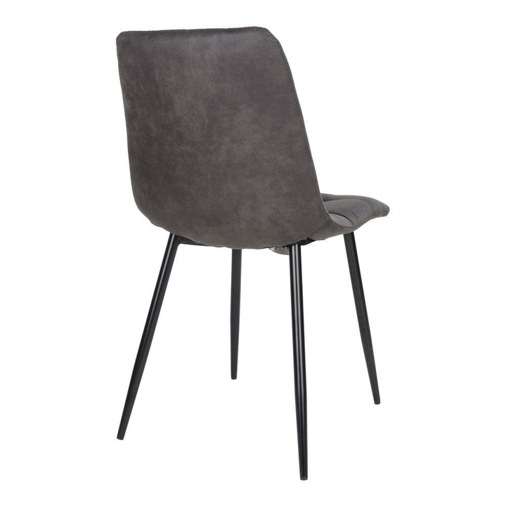 Eetkamerstoelen Middelfart | Microfiber bekleding | Grijs | 2 stuks