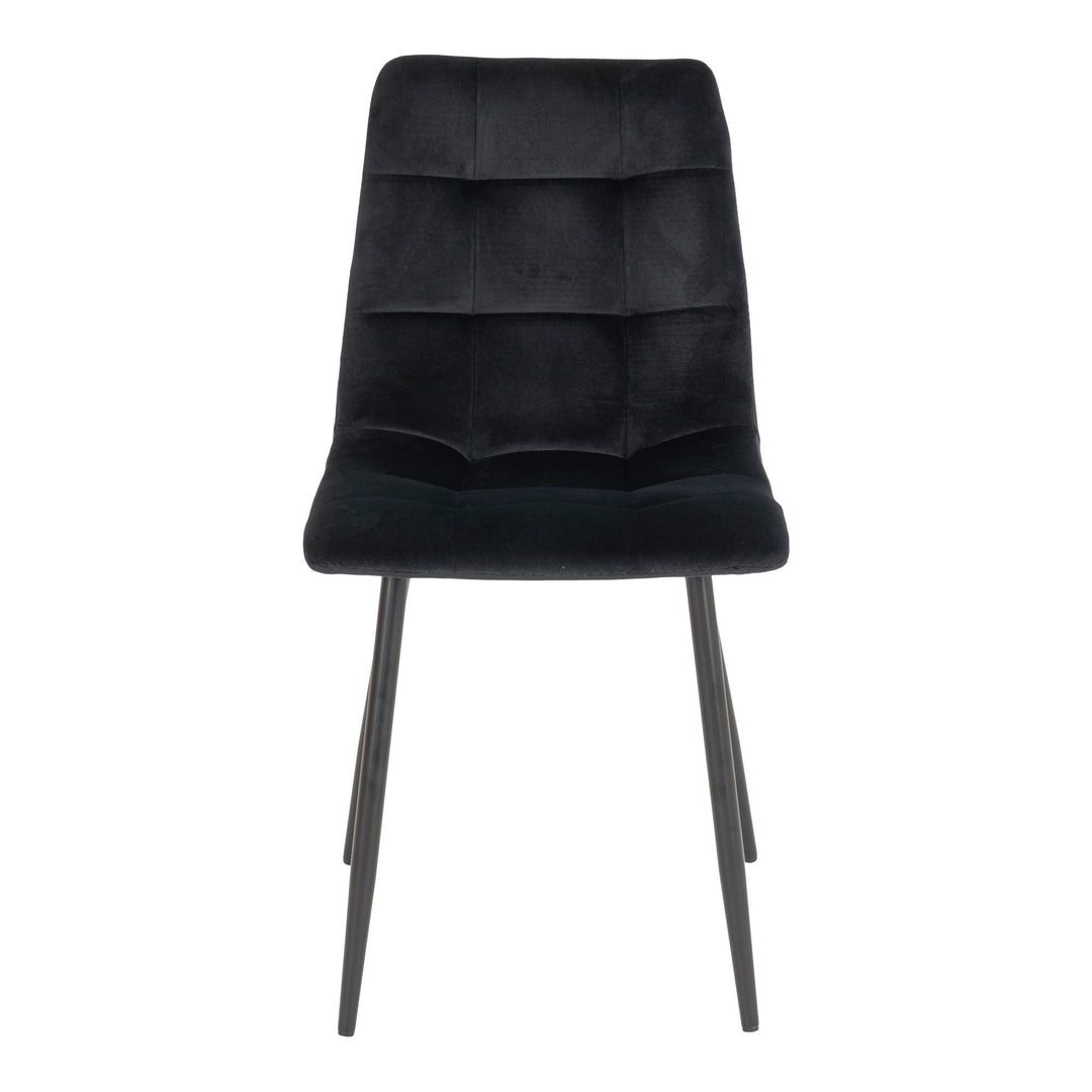 Eetkamerstoelen Middelfart | Zwart | Velvet | 2 stuks
