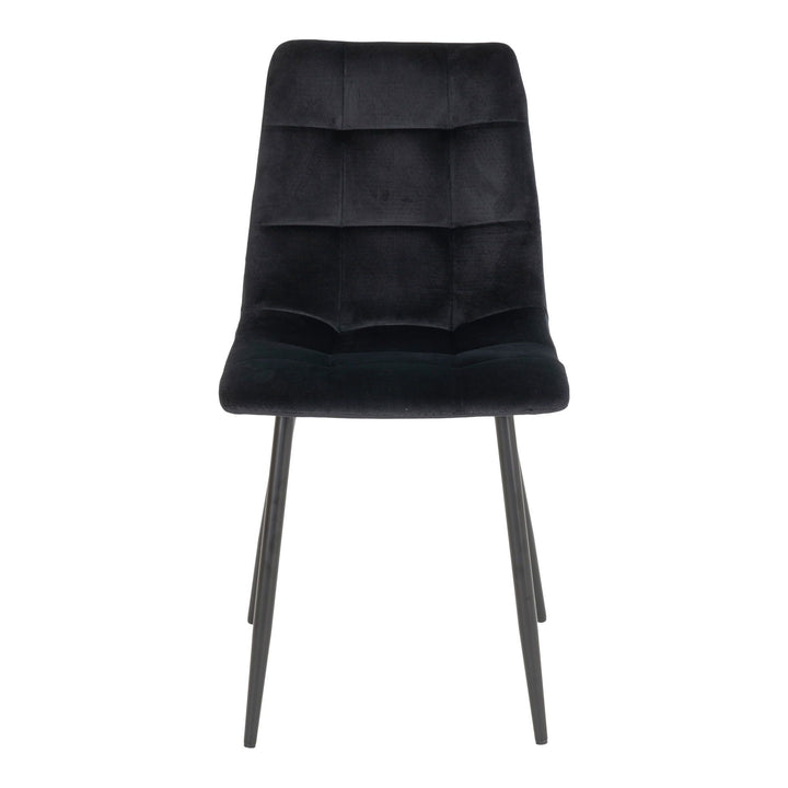 Eetkamerstoelen Middelfart | Zwart | Velvet | 2 stuks