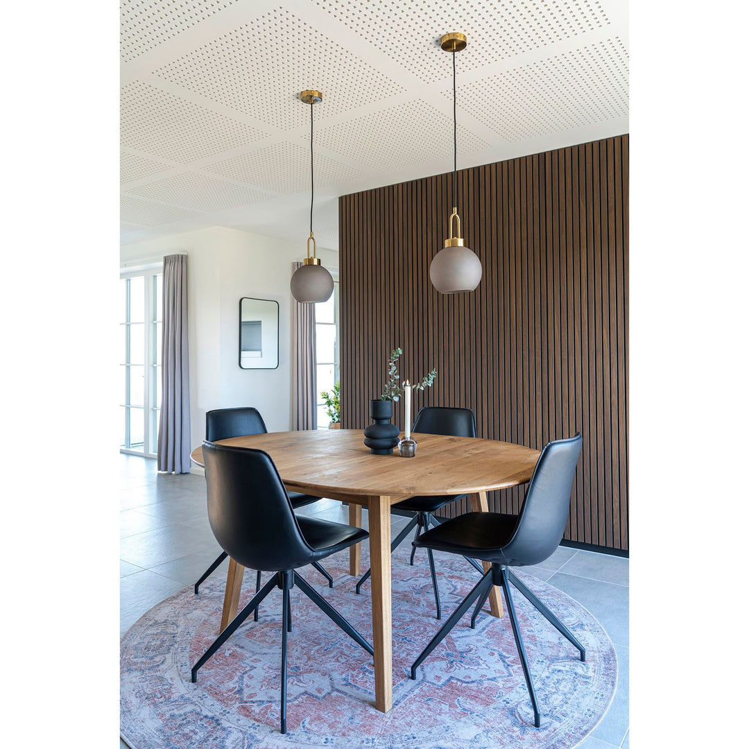 Eetkamerstoelen Monaco | Zwart | Draaibaar | PU-leer | 2 stuks