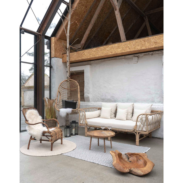 Salontafel Jammu | Mangohout | Compact | Rond