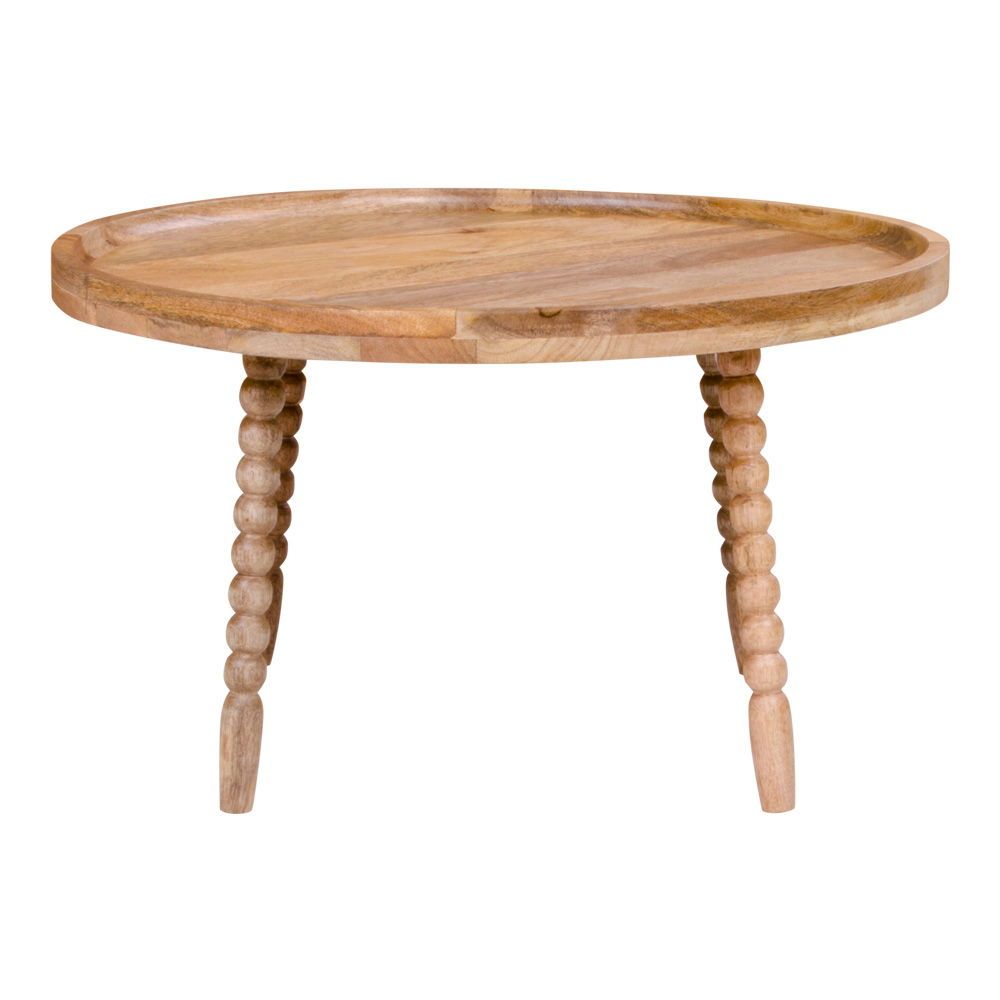 Salontafel Jammu | Mangohout | Compact | Rond