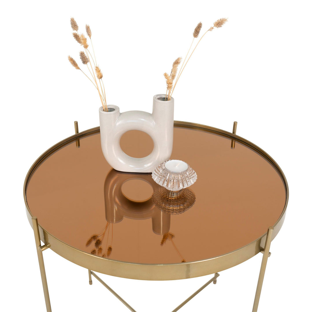 Salontafel Venezia | Rond | Ook geschikt als bijzettafel | 48 x 48 x 48 cm | Deel II van set