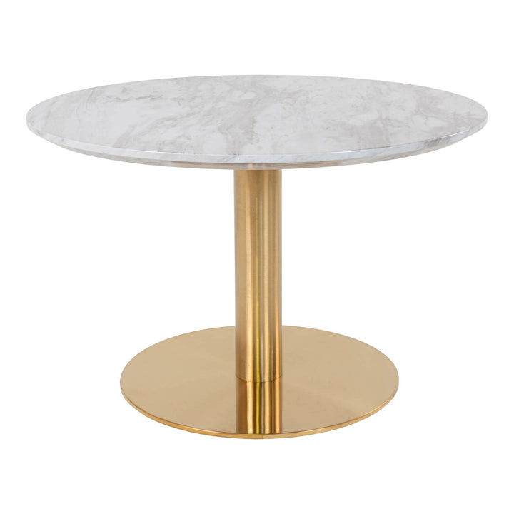Salontafel Bolzano | Elegante salontafel | Rond | Marmerlook tafelblad