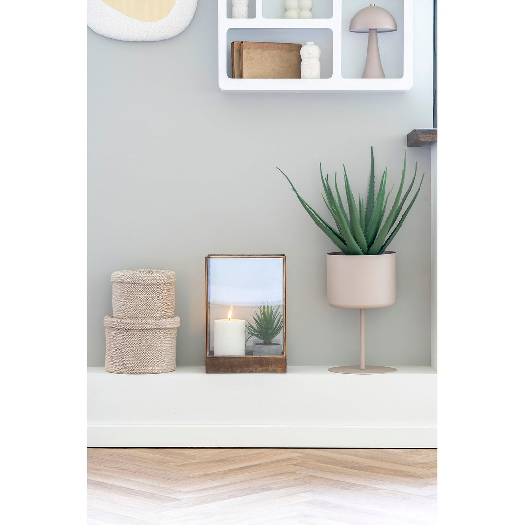 Bloemenstandaard Trofa | Zandkleurig