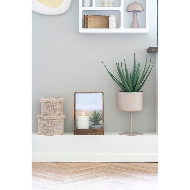 Bloemenstandaard Trofa | Zandkleurig