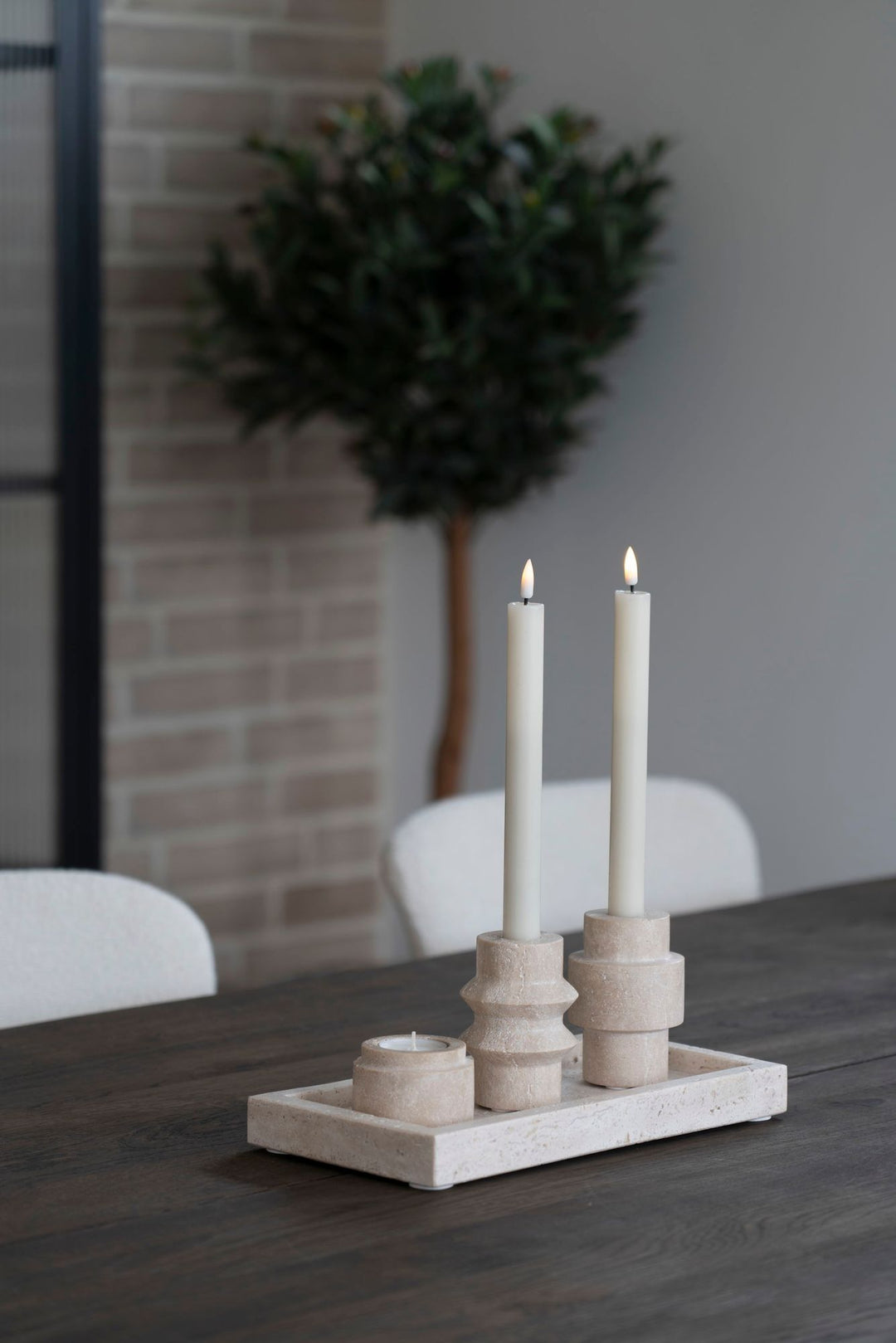 Kaarsenhouder | Natuursteen