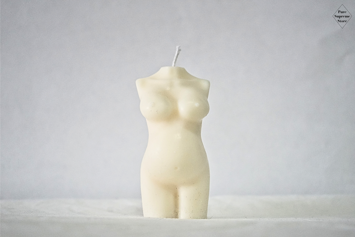 Decoratie kaars zwangere vrouw | Handgemaakt