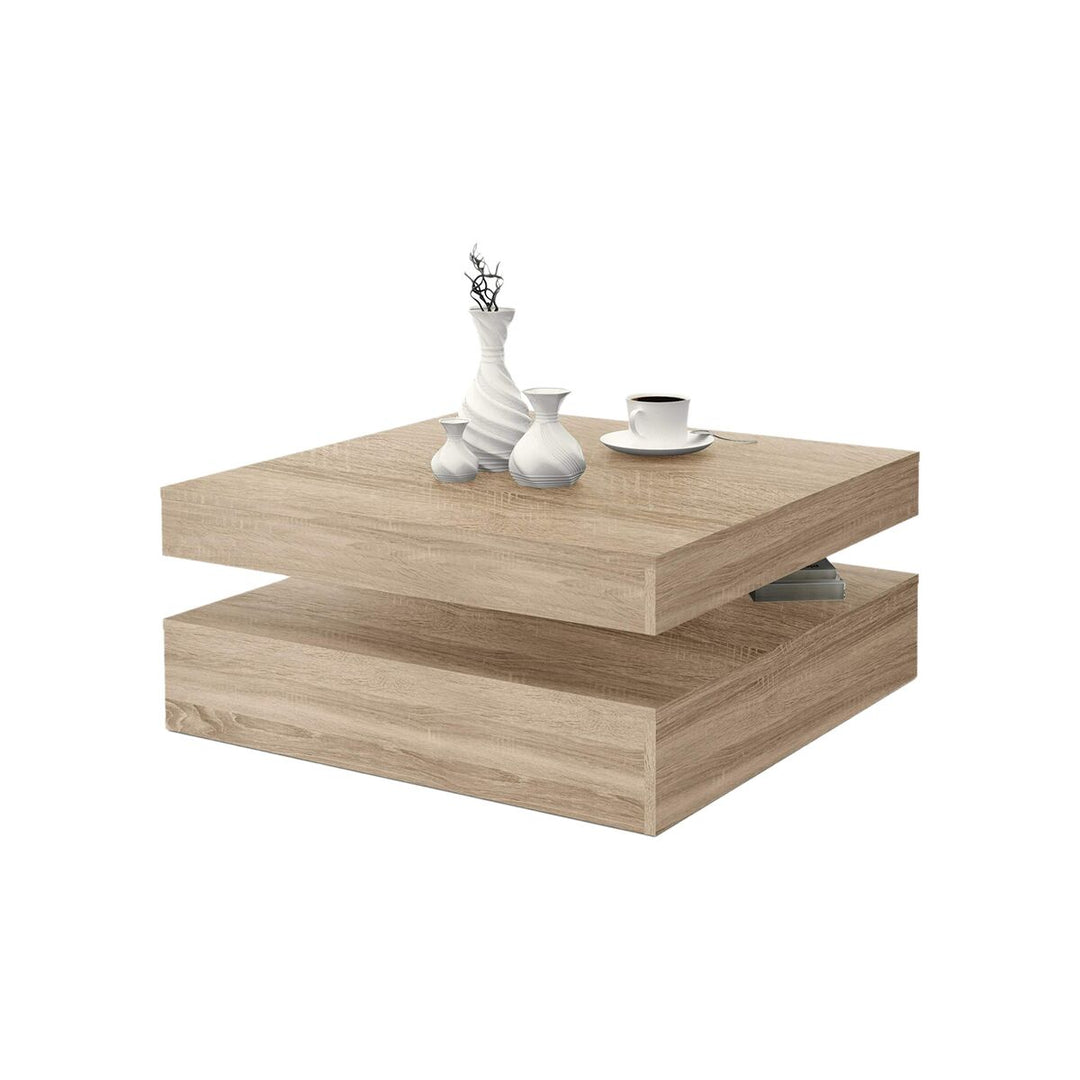 Bigbuy Home Hoofdtafel Bruin 78 X 78 X 36 Cm