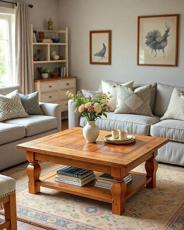 Salon tafel landelijk